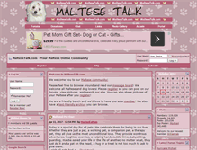 Tablet Screenshot of maltesetalk.com